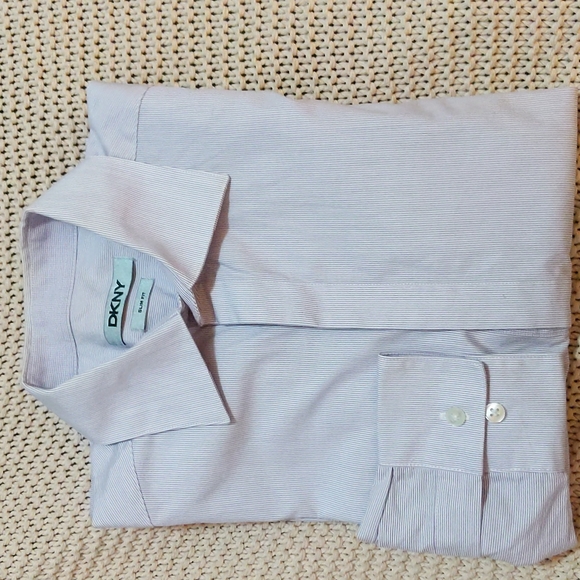 Dkny Other - DKNY Men’s Slim-Fit Pinstripe Dress Shirt